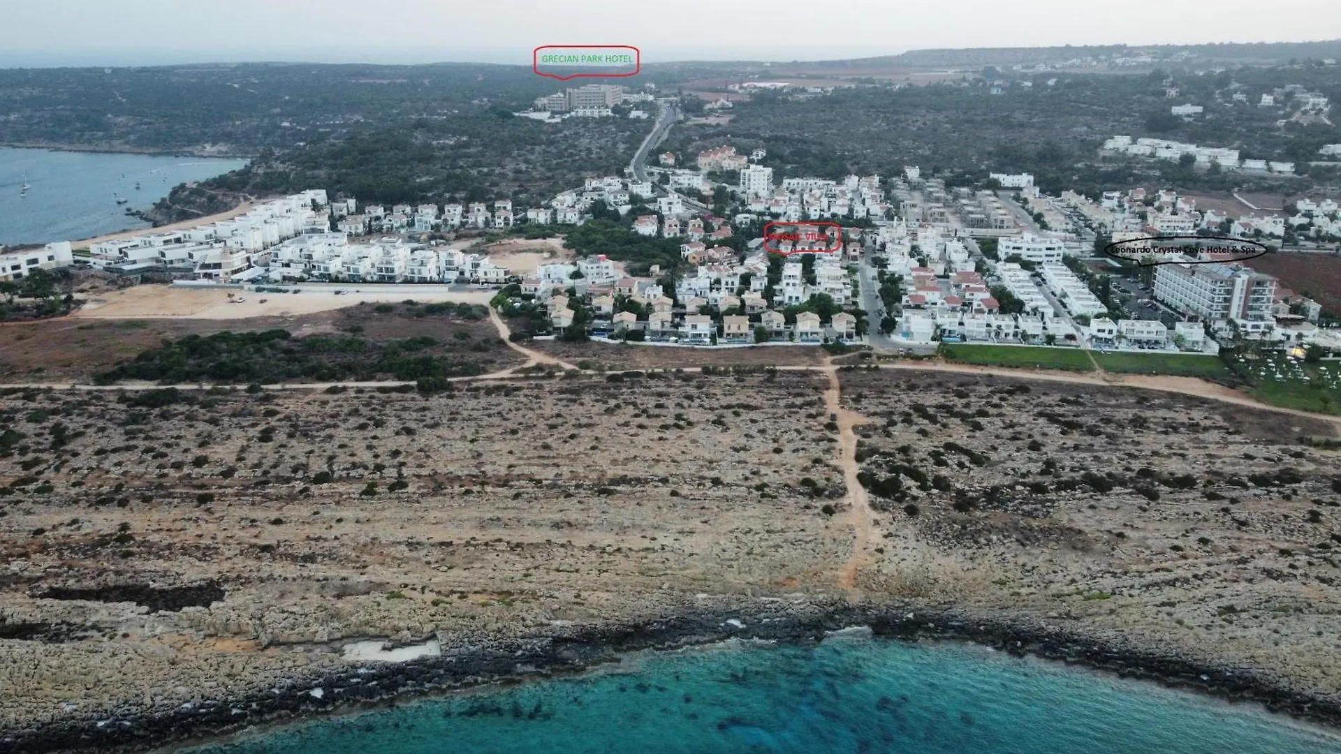 Mosaic Villa By The Sea Protaras Kypr